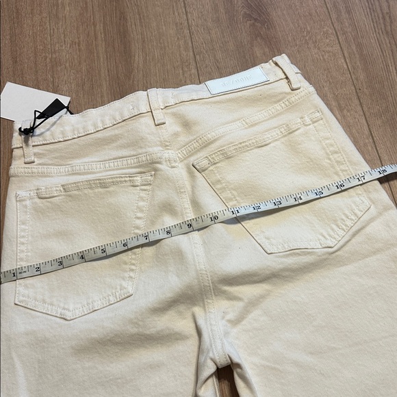 NWT Re/Done Cream Straight Leg Women's Jeans size 28 - Picture 8 of 8